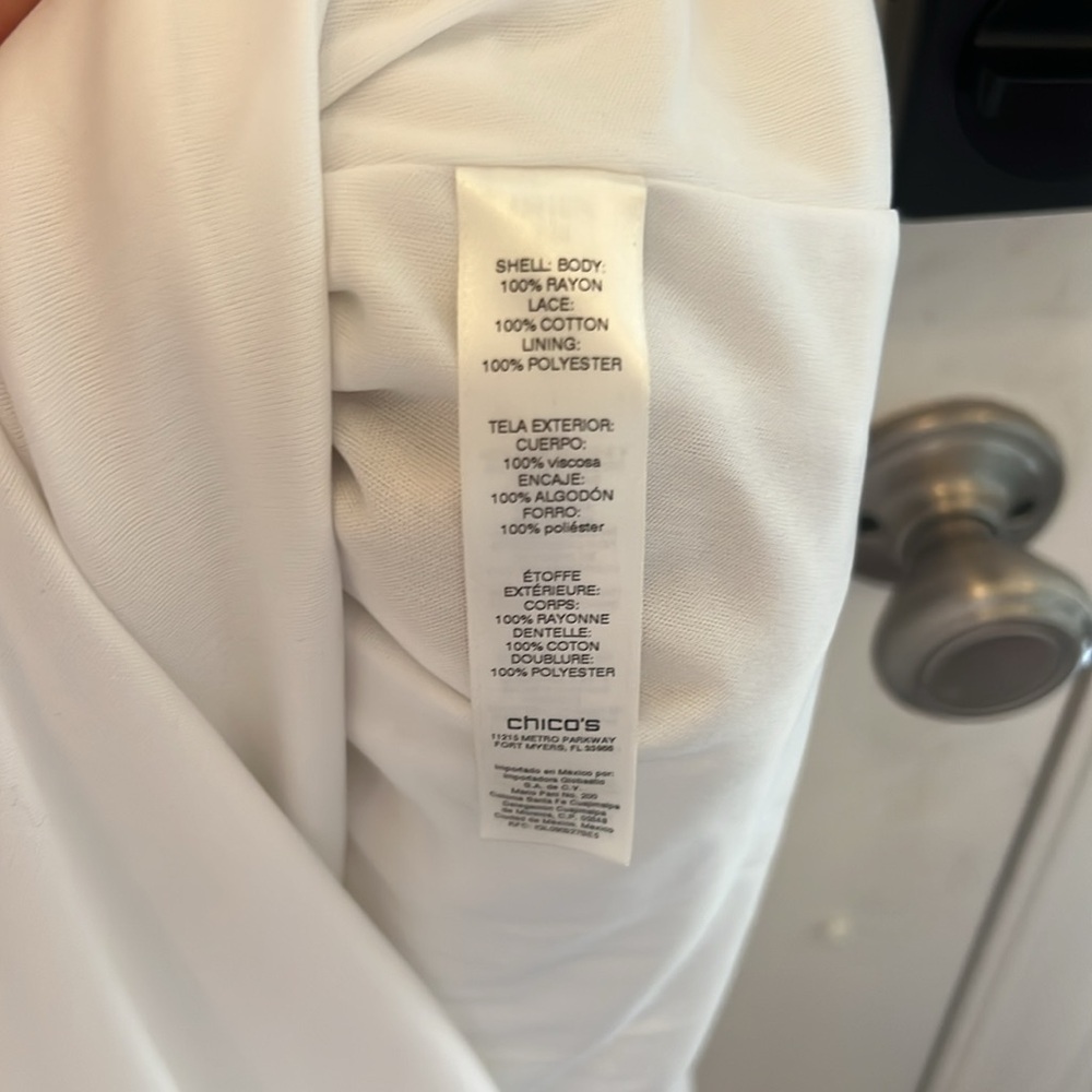 EUC Chico's Grecian Goddess dress. Size 1.5 - Picture 4 of 9